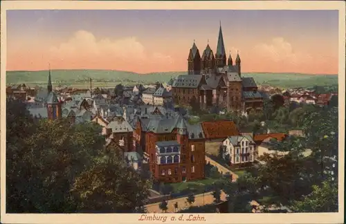 Ansichtskarte Limburg (Lahn) Stadtpartie 1922 
