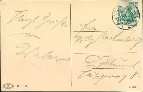 Ansichtskarte Mitte-Berlin Nationaldenkmal Kaiser Wilhelm I 1911 