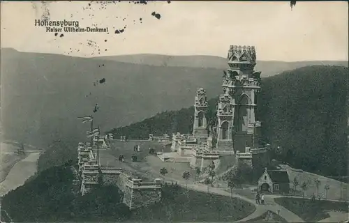 Ansichtskarte Syburg-Dortmund Hohensyburgdenkmal 1914 