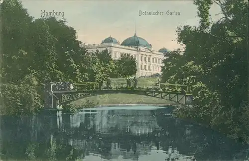 Ansichtskarte Hamburg Botanischer Garten 1911