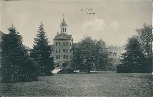 Ansichtskarte Eutin Großherzogliches Schloss 1913
