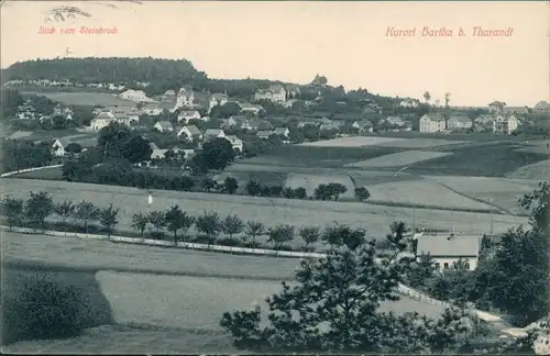 Ansichtskarte Hartha Blick vom Steinbruch 1911