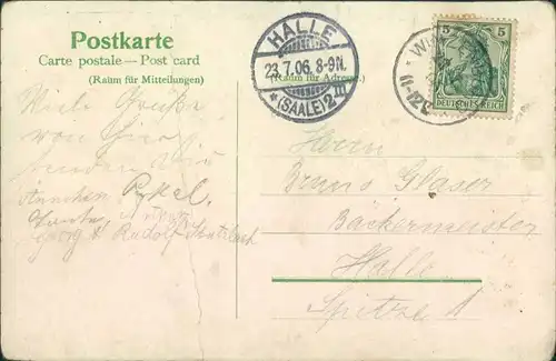 Winzenburg-Freden (Leine) Litho AK: Stadt, Quellen, Gasthaus, 1906 Litho