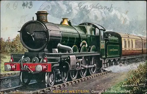  Great Western Cornish Riviera Limited/Eisenbahn Dampflokomotive 1938