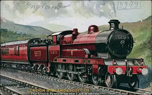 London Midland & Scottish: The Scotch Express on n/Dampfdlokomotive 1942