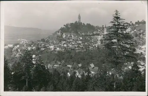 Postcard Stramberg (Strahlenberg) Štramberk Blick auf den Ort 1942