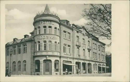 Ansichtskarte Bitterfeld Hotel Döring 1928