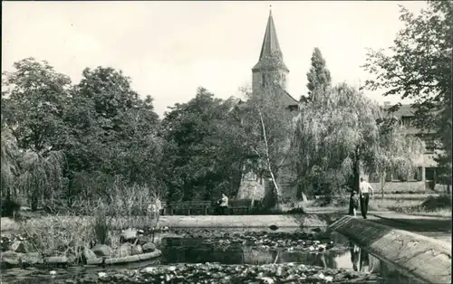 Ansichtskarte Sandersdorf-Sandersdorf-Brehna Platz der Freiheit 1961