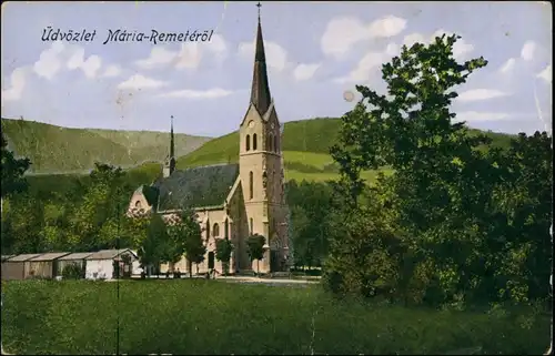 Maria-Einsiedel-Budapest Máriaremete Mária-Remetéről/Kirche 1916