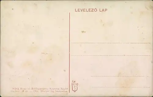 Maria-Einsiedel-Budapest Máriaremete Mária-Remetéről/Kirche 1916