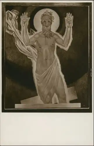 Meißen Kriegergedächtniskirche Porzellanmanufaktur Auferstehung Jesus 1907