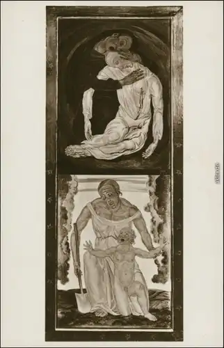 Meißen Kriegergedächtniskirche Porzellanmanufaktur: Trauer um Jesus 1907