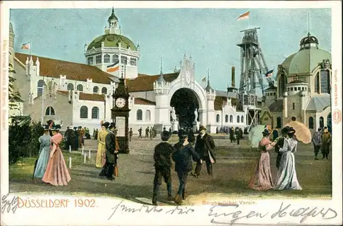 Ansichtskarte Düsseldorf Bergbaulicher Verein 1902