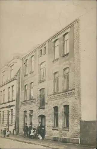 Neumünster Straßenpartie, Familie - Privatfoto 1909 Privatfoto 