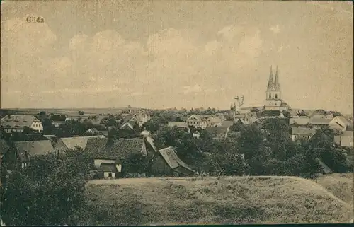 Ansichtskarte Göda Hodźij Blick auf die Stadt 1912 