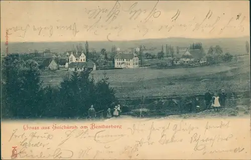 Ansichtskarte Hannover Stadtpartie vom Bentherberg - Erichsruh 1902 