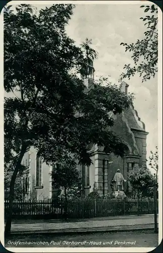 Ansichtskarte Gräfenhainichen Paul Gerhardt Haus und Denkmal 1932