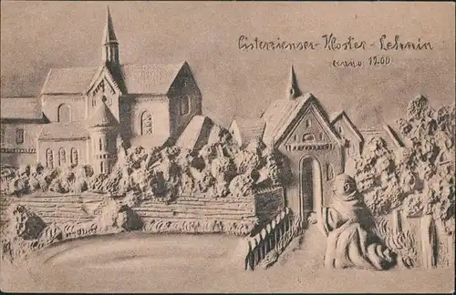 Ansichtskarte Kloster Lehnin Zisterzienser-Kloster - Relief 1914