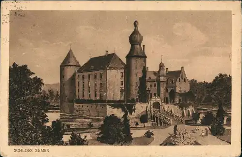 Ansichtskarte Borken (Westfalen) Schloß Gemen 1928