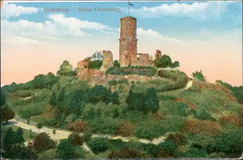 Ansichtskarte Bad Godesberg-Bonn Godesburg 1915