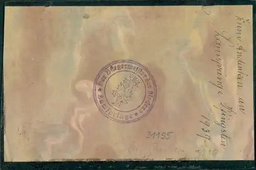  Lamspringe Stempel Bürgermeister des Fleckens Lamspringe 1939 