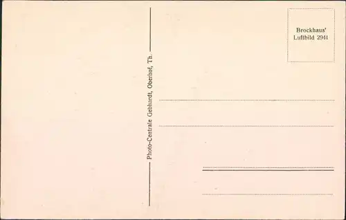 Ansichtskarte Oberhof (Thüringen) Luftbild 1931