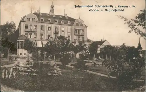 Schmeckwitz (Oberlausitz) Smječkecy Kurhaus Moor- und Schwefelbad 1909