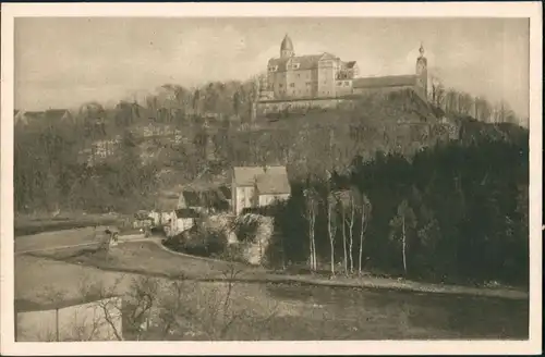 Ansichtskarte Rochsburg-Lunzenau Schloss Rochsburg 1930