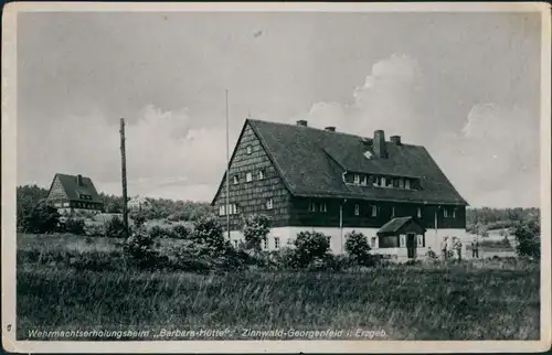 Zinnwald Altenberg (Erzgebirge) Wehrmachtserholungsheim "Barbara-Hütte" 1936
