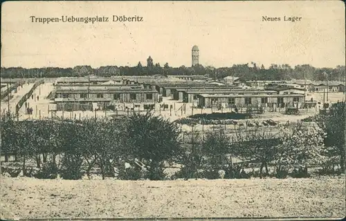 Ansichtskarte Dallgow-Döberitz Truppenübungsplatz - Neues Lager 1915 