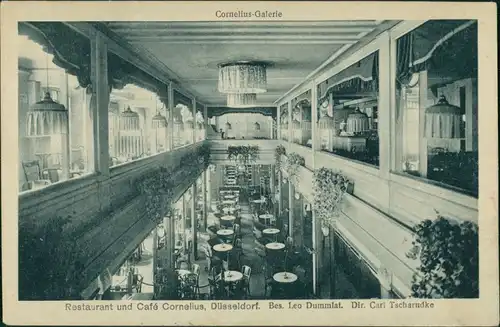 Ansichtskarte Düsseldorf Galerie - Cornelius Cafe 1918 