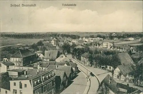 Ansichtskarte Bad Bramstedt Straßenpartie 1908 