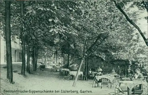 Ansichtskarte Elsterberg (Vogtland) Sommerfrische Grippenschänke 1907 