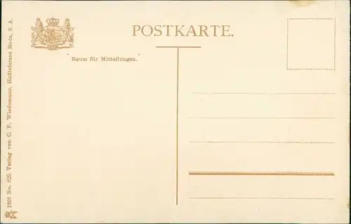 Ansichtskarte Elsterberg (Vogtland) Sommerfrische Grippenschänke 1907 
