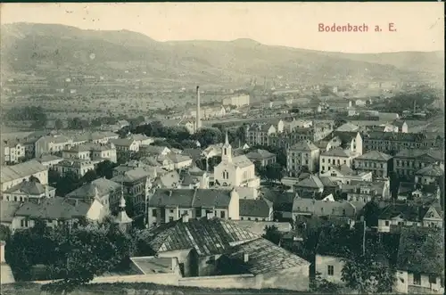 Postcard Tetschen-Bodenbach Decín Fabrikanlagen - Panorama 1912 