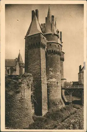 CPA Vitré La Tour Carrèe du Châtelet 1924