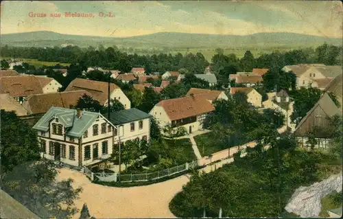 Melaune Vierkirchen (Oberlausitz) Straßenpartie b Meuselwitz Niesky 1913