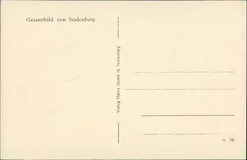 Postcard Seidenberg Zawidów Stadt und Fabriken 1922 