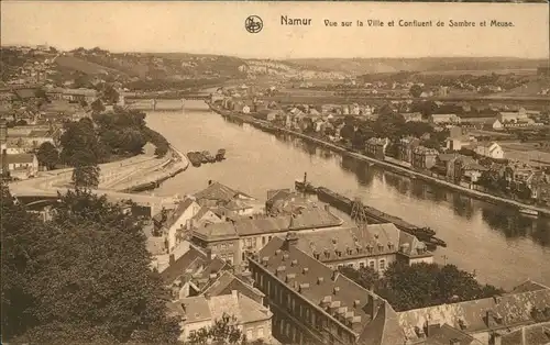 Namur Namen / wallonisch: Nameûr Blick über die Stadt 1914 