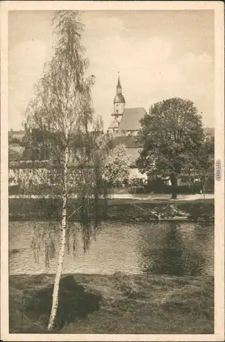 Ansichtskarte Rochlitz Kunigundenkirche 1923