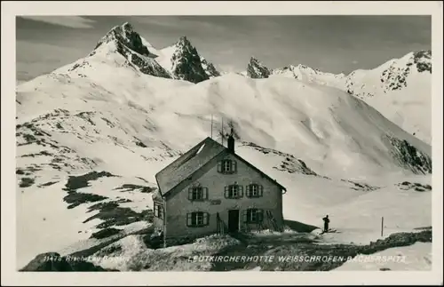 Sankt Jakob am Arlberg Leutkircherhütte Weisschrofen Bacherspitze 1937