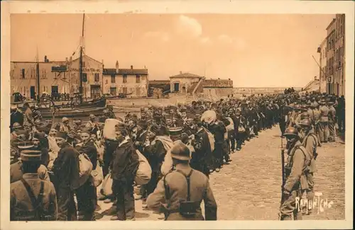 CPA .Frankreich Abfahrt, Hotel Hafen - St. Martin 1927 