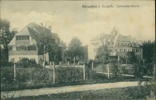 Bärenfels (Erzgebirge)-Altenberg (Erzgebirge) Partie am Schesternheim 1913 