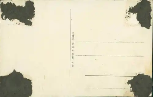 Ansichtskarte Wesenstein-Dohna Schloß Wesenstein 1918