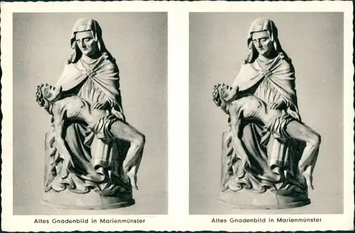 Ansichtskarte Marienmünster Abteikirche Marienmünster - Gnadenbild 1950