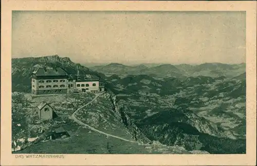 Ansichtskarte Berchtesgaden Watzmannhaus 1923