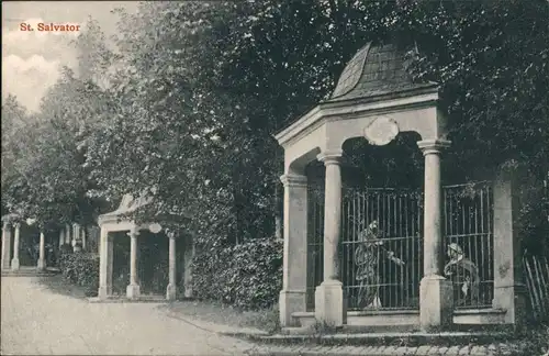 Ansichtskarte Schwäbisch Gmünd Kapellhäuschen am Kreuzweg 1919