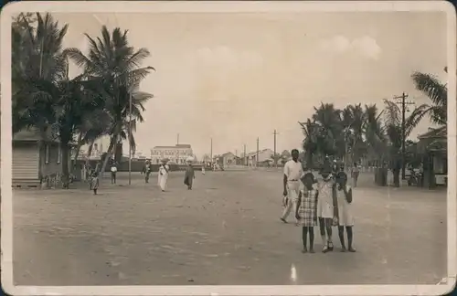 Postcard Südafrika 3 Mädchen posieren 1933