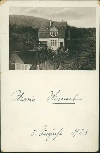 Ansichtskarte Frankfurt am Main Villa im Umland 1923
