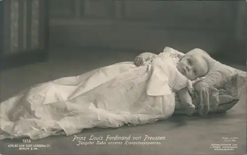 Ansichtskarte  Prinz Louis Ferdinand von Preussen 1908
